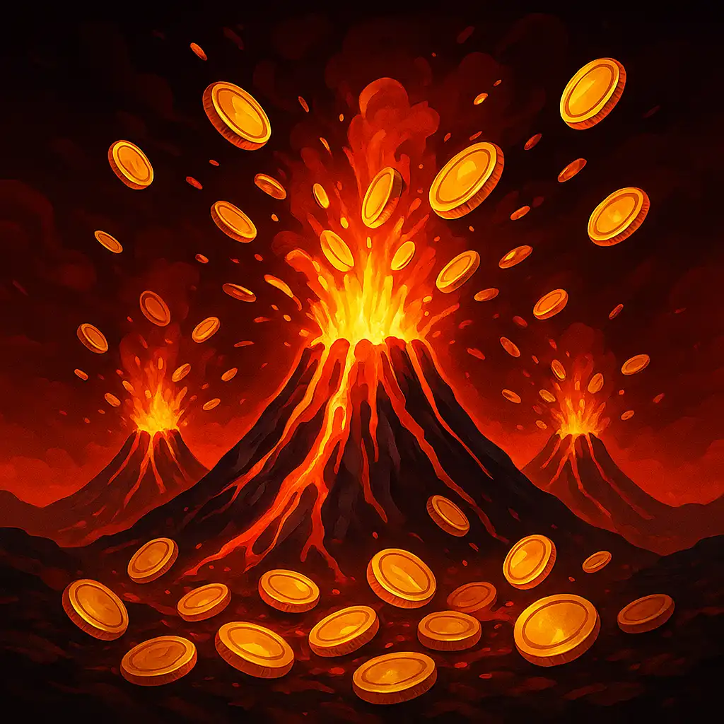 3 Coin Volcanoes slot game at Spinboss Casino
